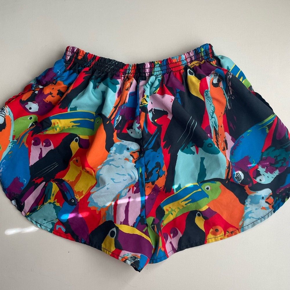 B.O.A Parrot Running Shorts Size Small